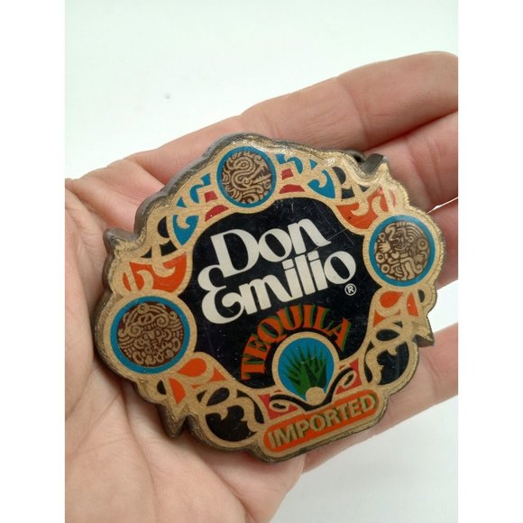 Tequila Don Emilio Other - Vintage Don Emilio Belt Buckle Collectors Imported Tequila Advertising